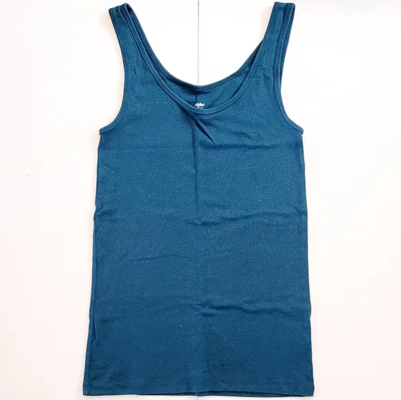 NWOT Teal+Sparkle Tank - Picture 1 of 6